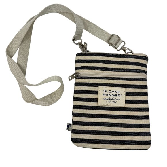 Sloane Ranger Striped Crossbody Bag With Adjustable Strap - Picture 1 of 6